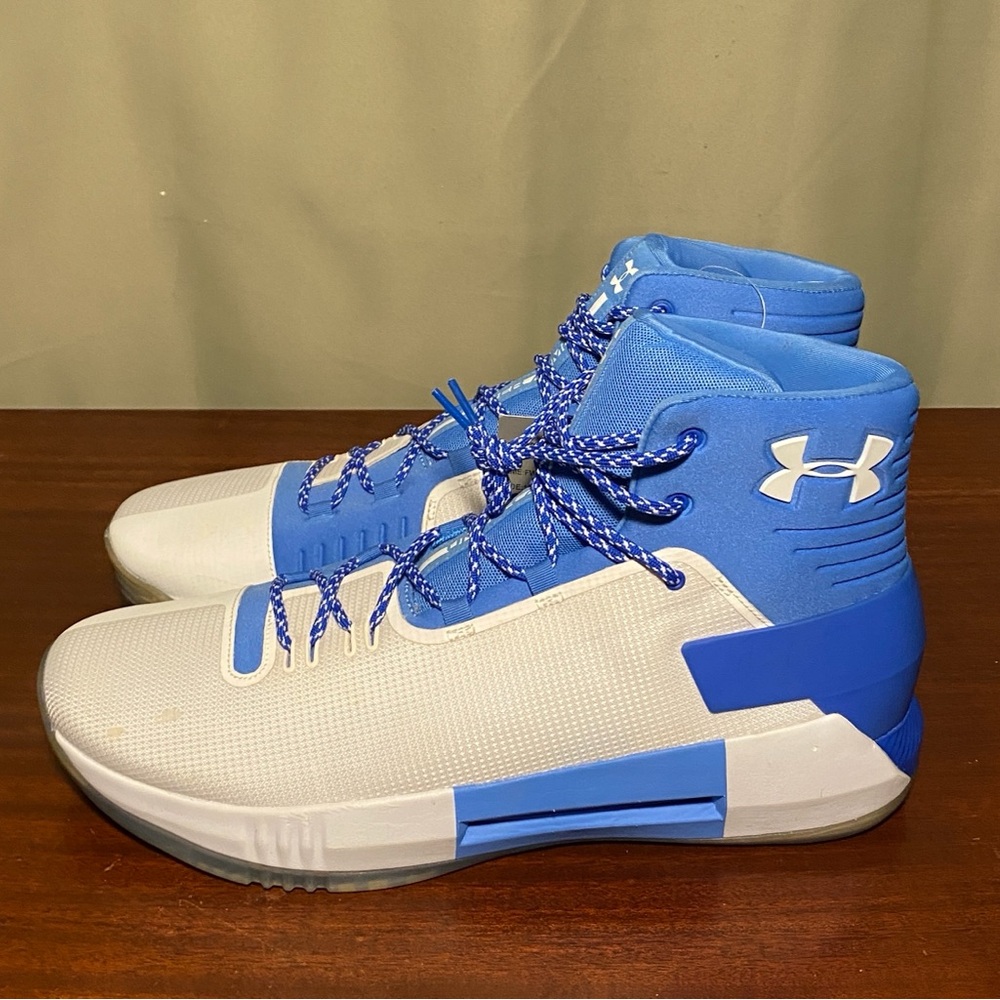 Under Armour FW17 TB Drive 4 Stage CFM Sample Mile High Water White/Royal  Sz 15